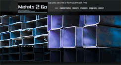 Desktop Screenshot of metals2go.com